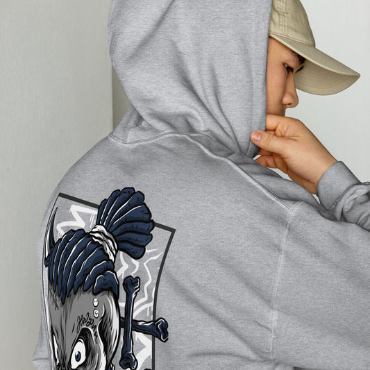 Hoodie Blue Skeleton