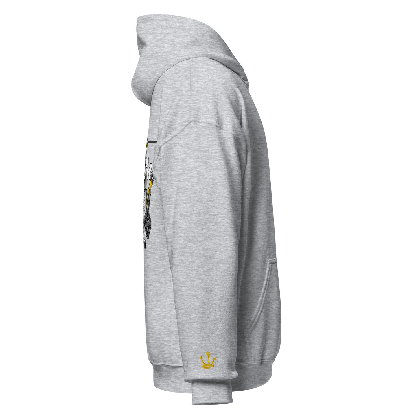 Hoodie Yellow Skeleton