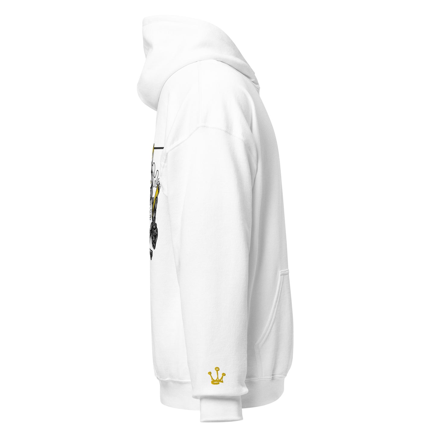 Hoodie Yellow Skeleton